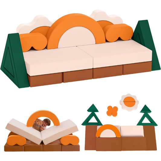 18PCS Modular Kids Play Couch