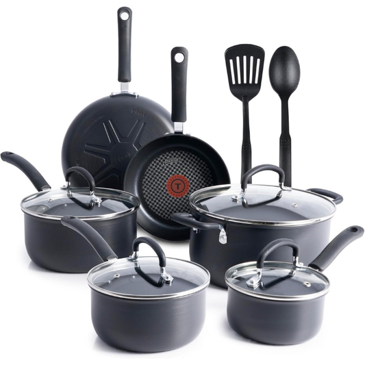 T-fal 17-Piece Nonstick Cookware Set