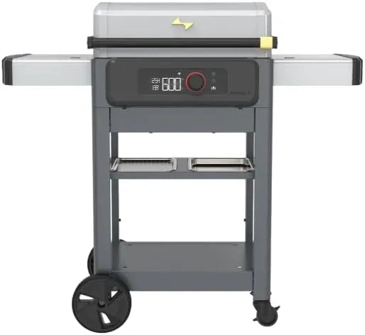 Current® Model G Griddle, Smart Electric Outdoor Flat Top BBQ Grill with 200°F to 600°F Range for Searing & Roasting, Digital Precision, Apartment-Friendly & Weather-Resistant, Onyx