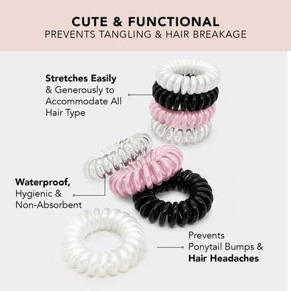 Spiral Hair Ties for Women