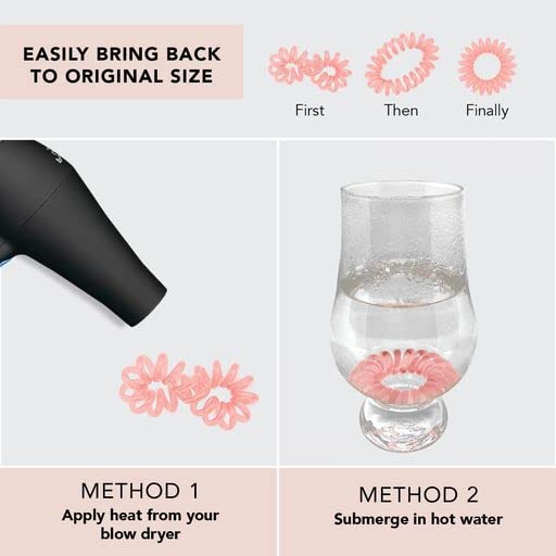 Spiral Hair Ties for Women