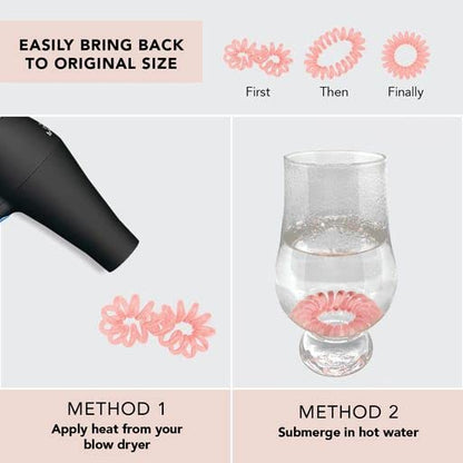 Spiral Hair Ties for Women