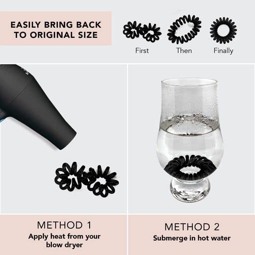 Spiral Hair Ties for Women