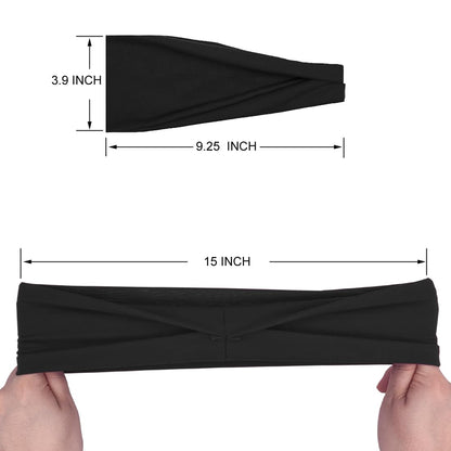 Boho Wide Headbands for Women