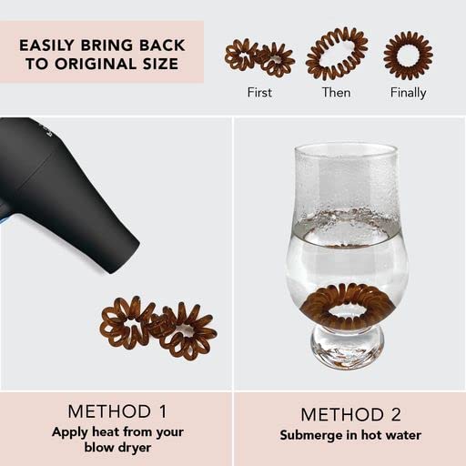 Spiral Hair Ties for Women