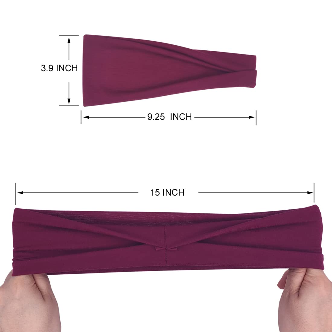 Boho Wide Headbands for Women