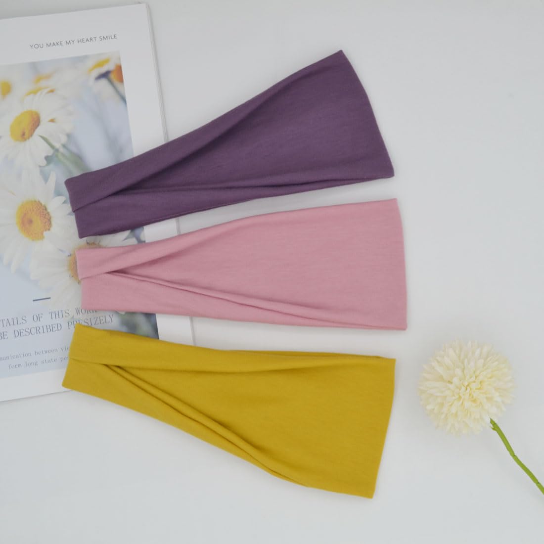 Boho Wide Headbands for Women