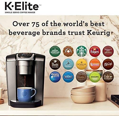 Keurig K-Elite Single Serve Coffee Maker – Brushed Slate