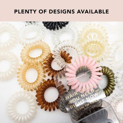 Spiral Hair Ties for Women