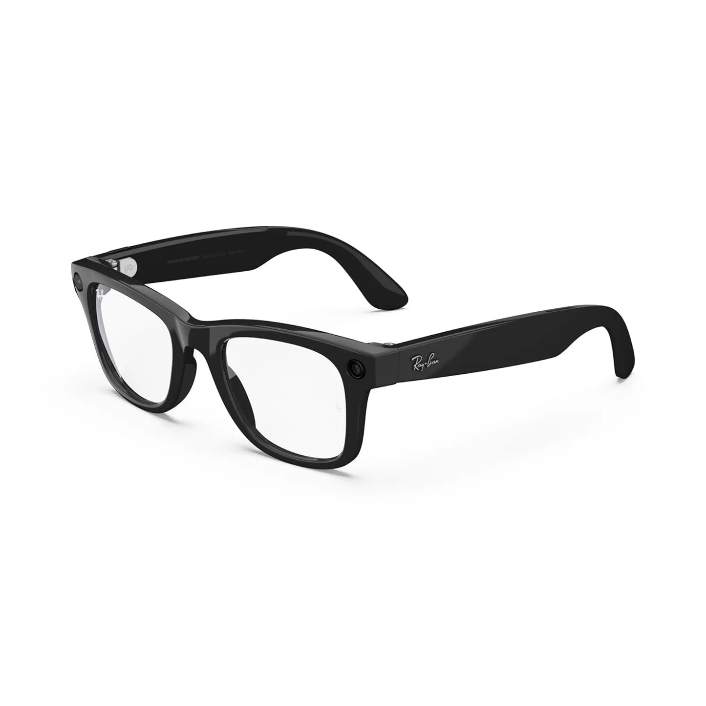 Ray-Ban Meta (Gen 1), Wayfarer, Large Matte Black | Smart AI Glasses for Men, Women — 12 MP Camera, Open-Ear Speakers, Video, Bluetooth — Polarized Gradient Graphite Lenses — Wearable Technology