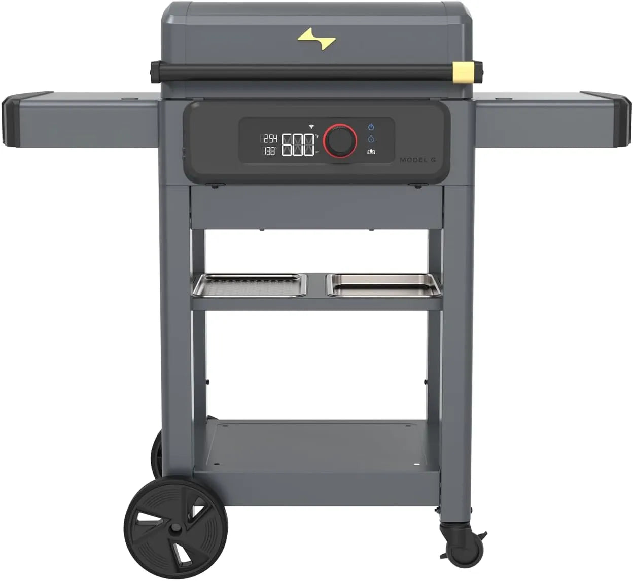Current® Model G Griddle, Smart Electric Outdoor Flat Top BBQ Grill with 200°F to 600°F Range for Searing & Roasting, Digital Precision, Apartment-Friendly & Weather-Resistant, Onyx