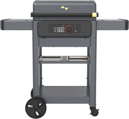 Current® Model G Griddle, Smart Electric Outdoor Flat Top BBQ Grill with 200°F to 600°F Range for Searing & Roasting, Digital Precision, Apartment-Friendly & Weather-Resistant, Onyx