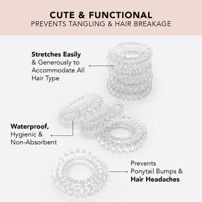 Spiral Hair Ties for Women