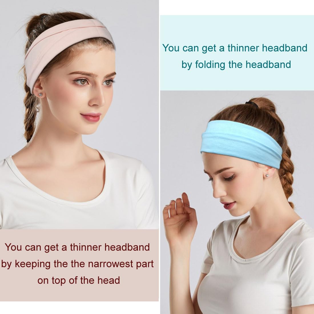 Boho Wide Headbands for Women