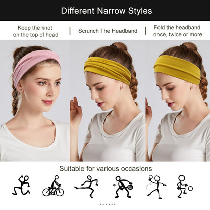 Boho Wide Headbands for Women