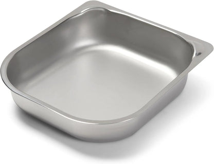 Closer Pets C200 2 Meal Timer-Controlled Automatic Pet Feeder - for Cats and Small Dogs, Wet or Dry Food, Stainless Steel Bowl Inserts and Ice Pack, up to 14 oz Each, White