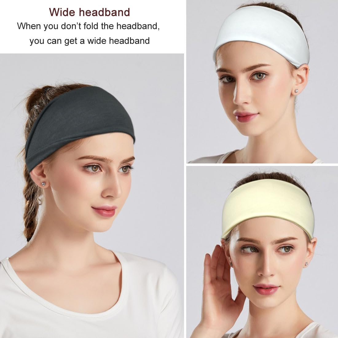 Boho Wide Headbands for Women