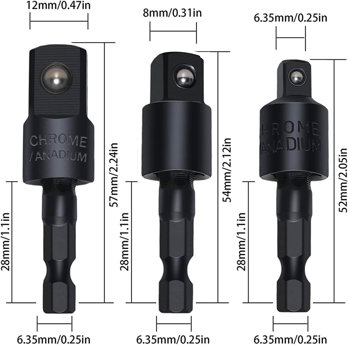 Right Angle Drill Adapter 4-in-1 Set