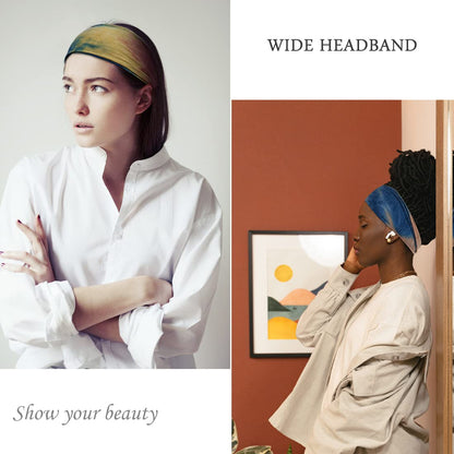 Boho Wide Headbands for Women