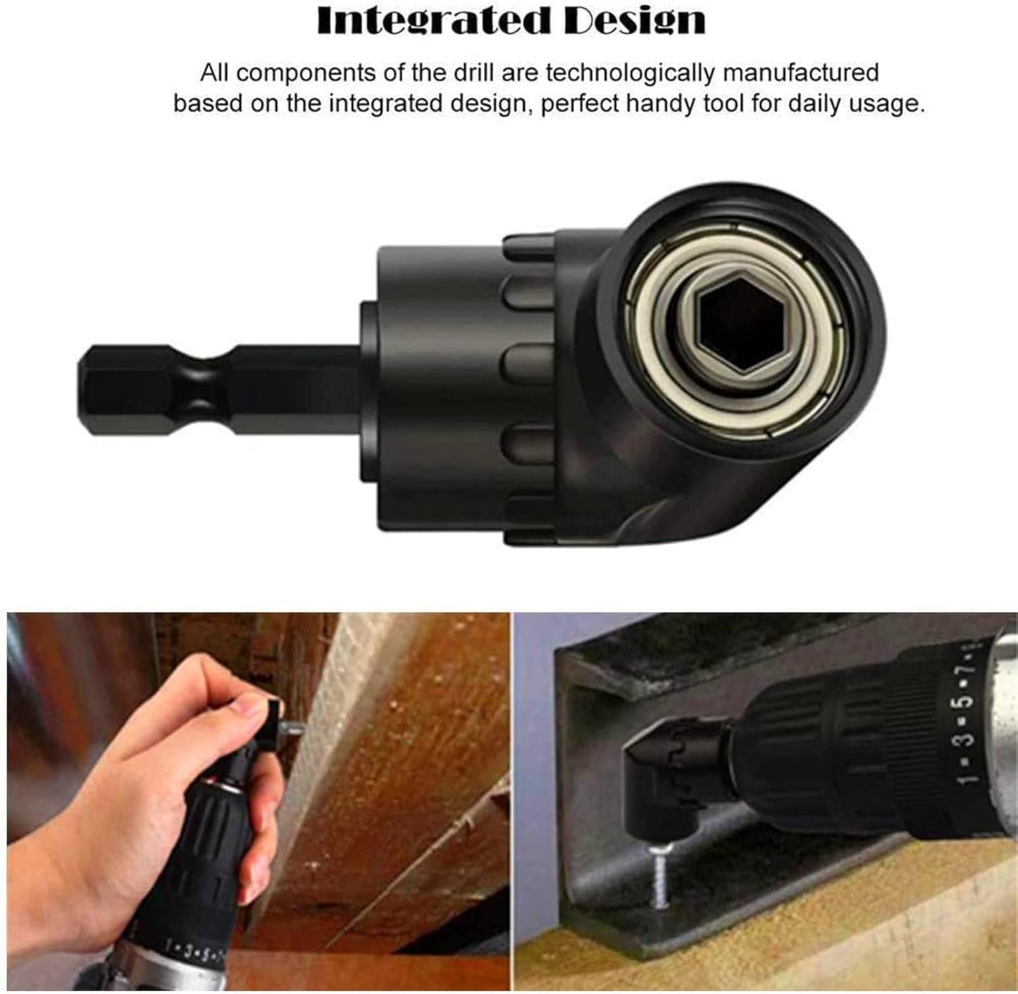 Right Angle Drill Adapter 4-in-1 Set