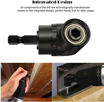 Right Angle Drill Adapter 4-in-1 Set