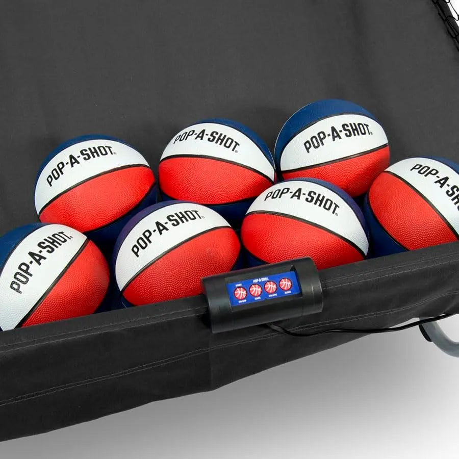 Pop-A-Shot - Home Dual Shot | Arcade Basketball Game for Home | Sensor Scoring Hoop, 16 Game Modes, 7 Balls | Foldable for Easy Storage | Fun for All Players