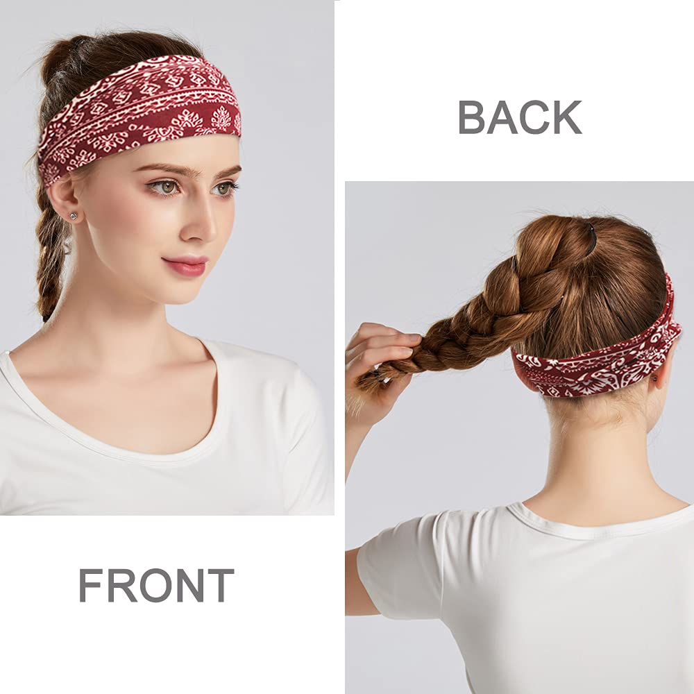 Boho Wide Headbands for Women
