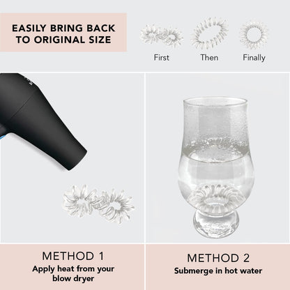 Spiral Hair Ties for Women