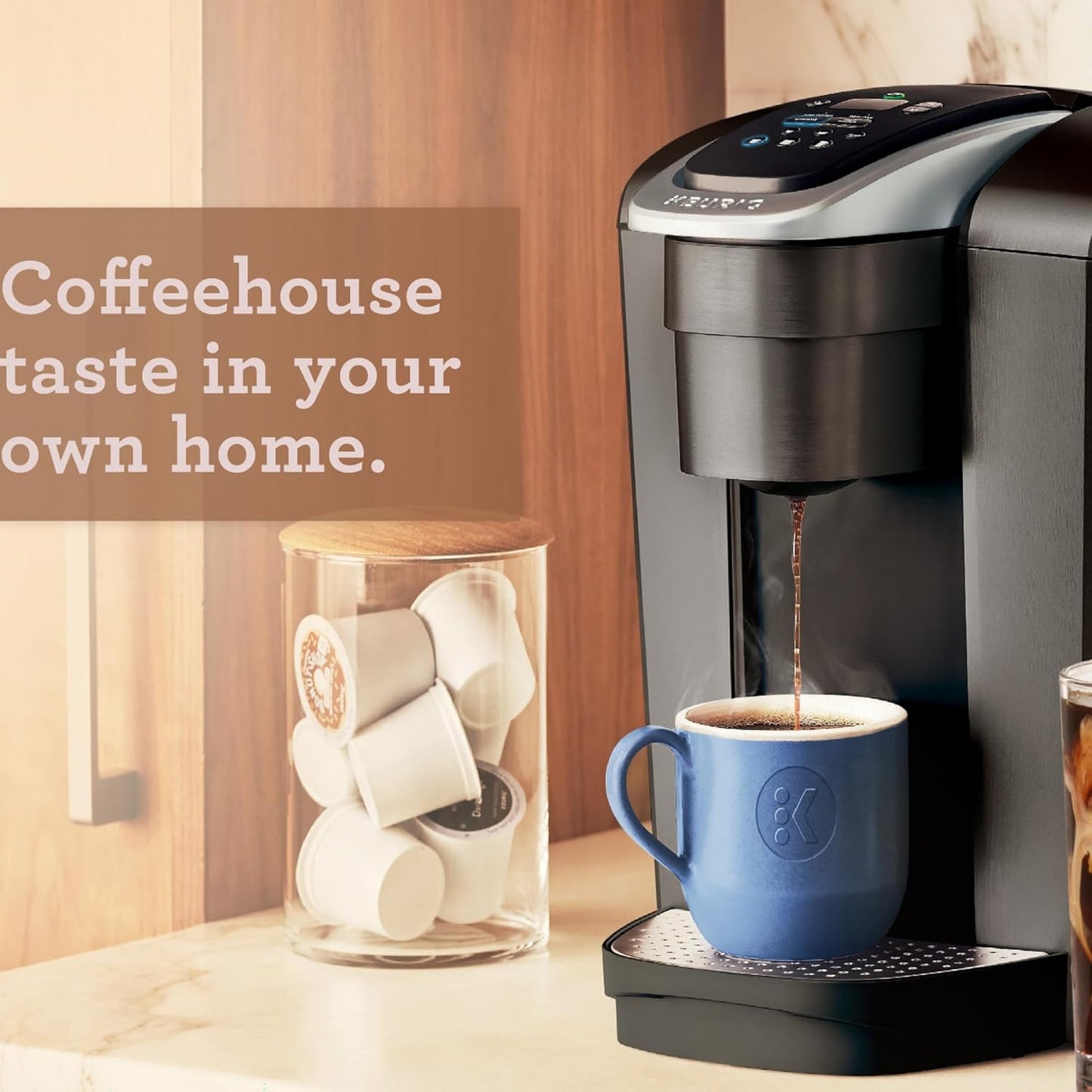 Keurig K-Elite Single Serve Coffee Maker – Brushed Slate