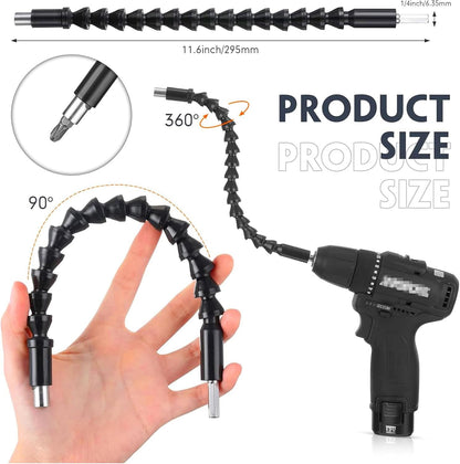 Right Angle Drill Adapter 4-in-1 Set