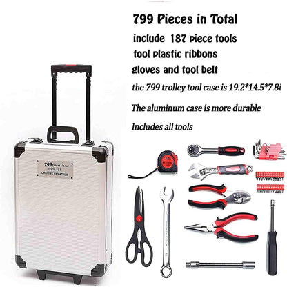 Arcwares 799pcs Aluminum Tool Set