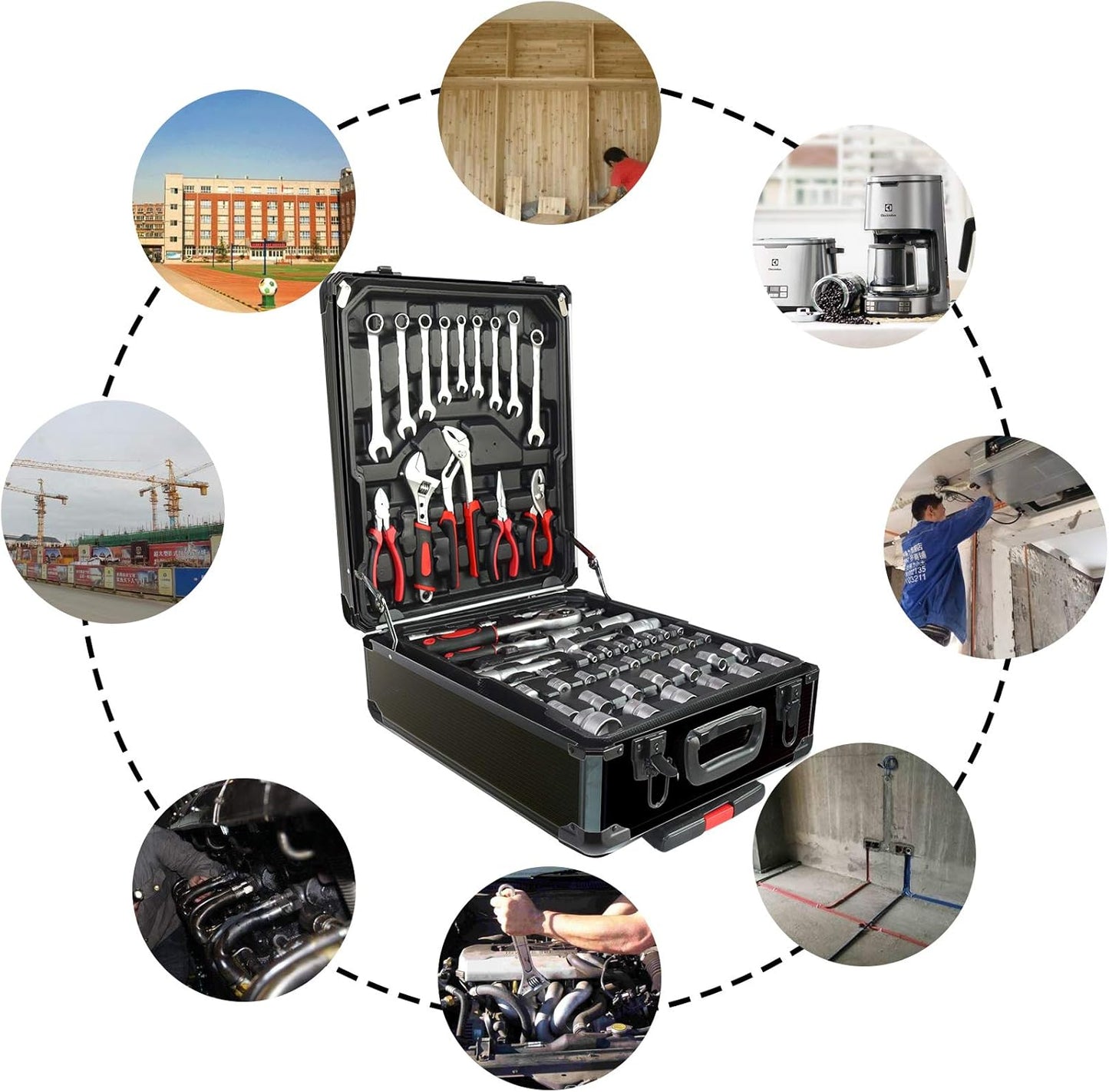 Arcwares 799pcs Aluminum Tool Set