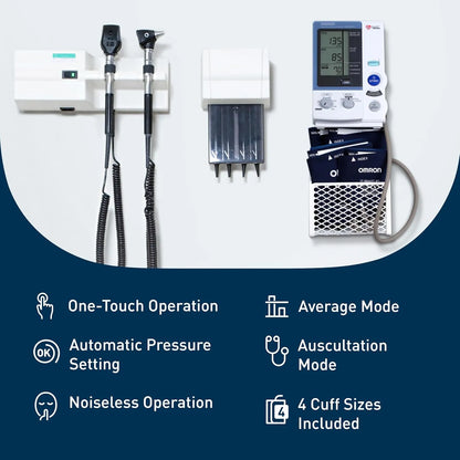 OMRON IntelliSense Professional Digital Blood Pressure Monitor for Clinical Use & Upper Arm Blood Pressure Cuffs - #1 Doctor & Pharmacist Recommended Brand - Clinically Validated