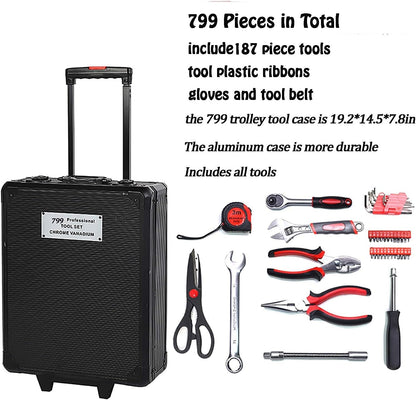 Arcwares 799pcs Aluminum Tool Set