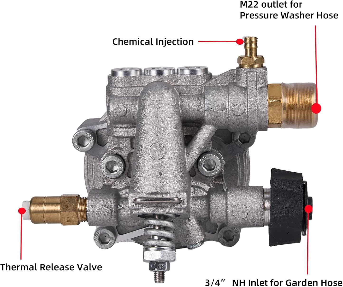 3/4" Shaft Horizontal Pressure Washer Pump