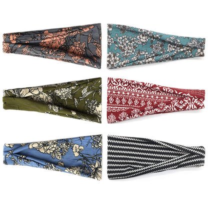 Boho Wide Headbands for Women