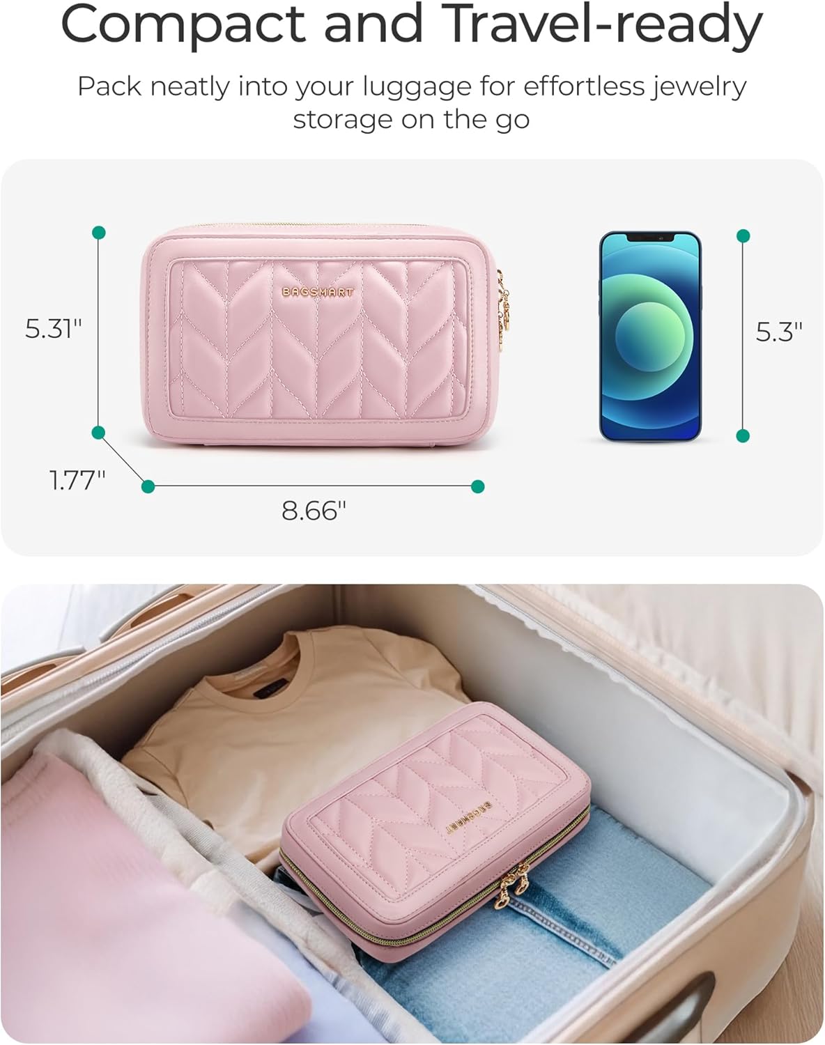 Women's Travel Jewelry Organizer