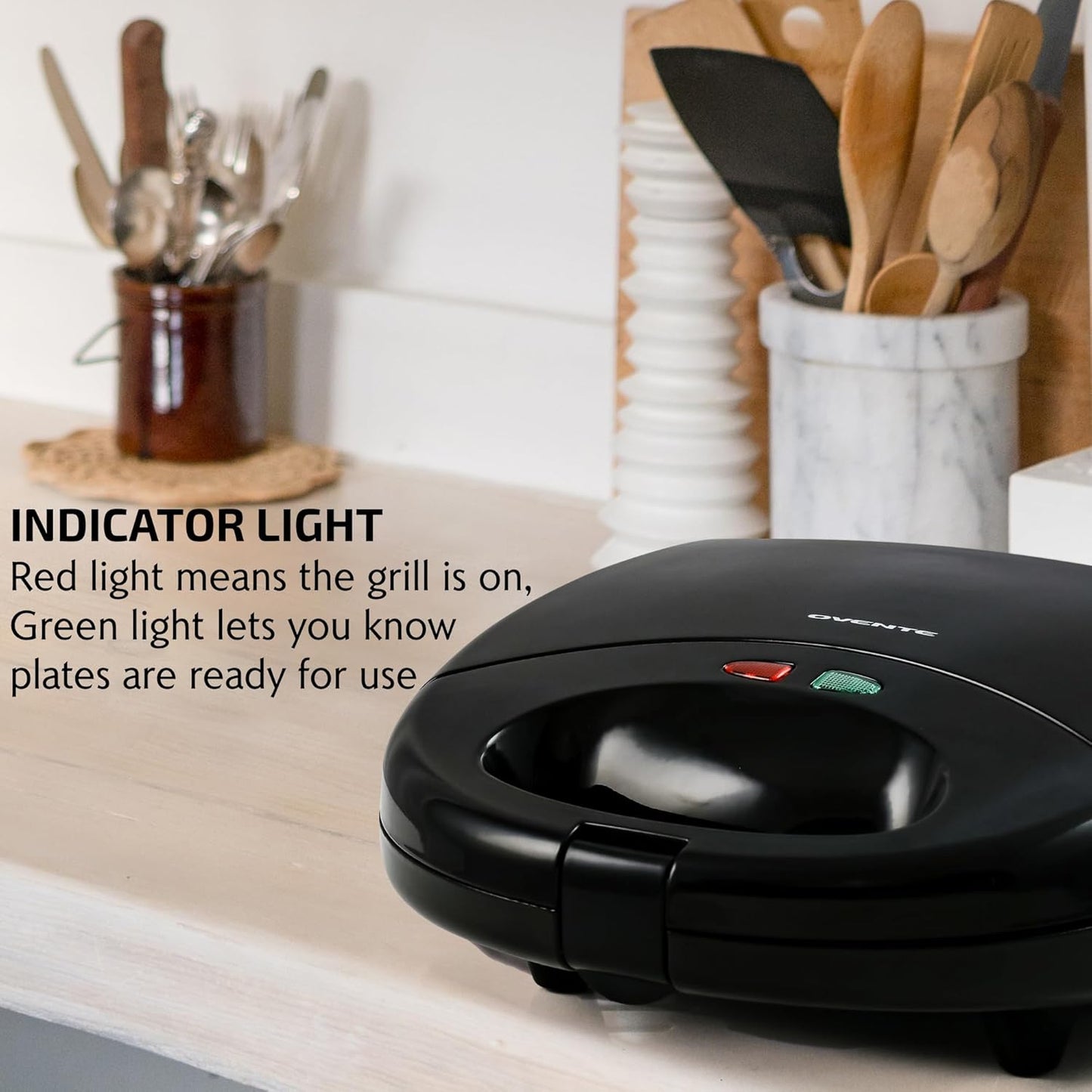 OVENTE Electric Sandwich Maker – GPS401B