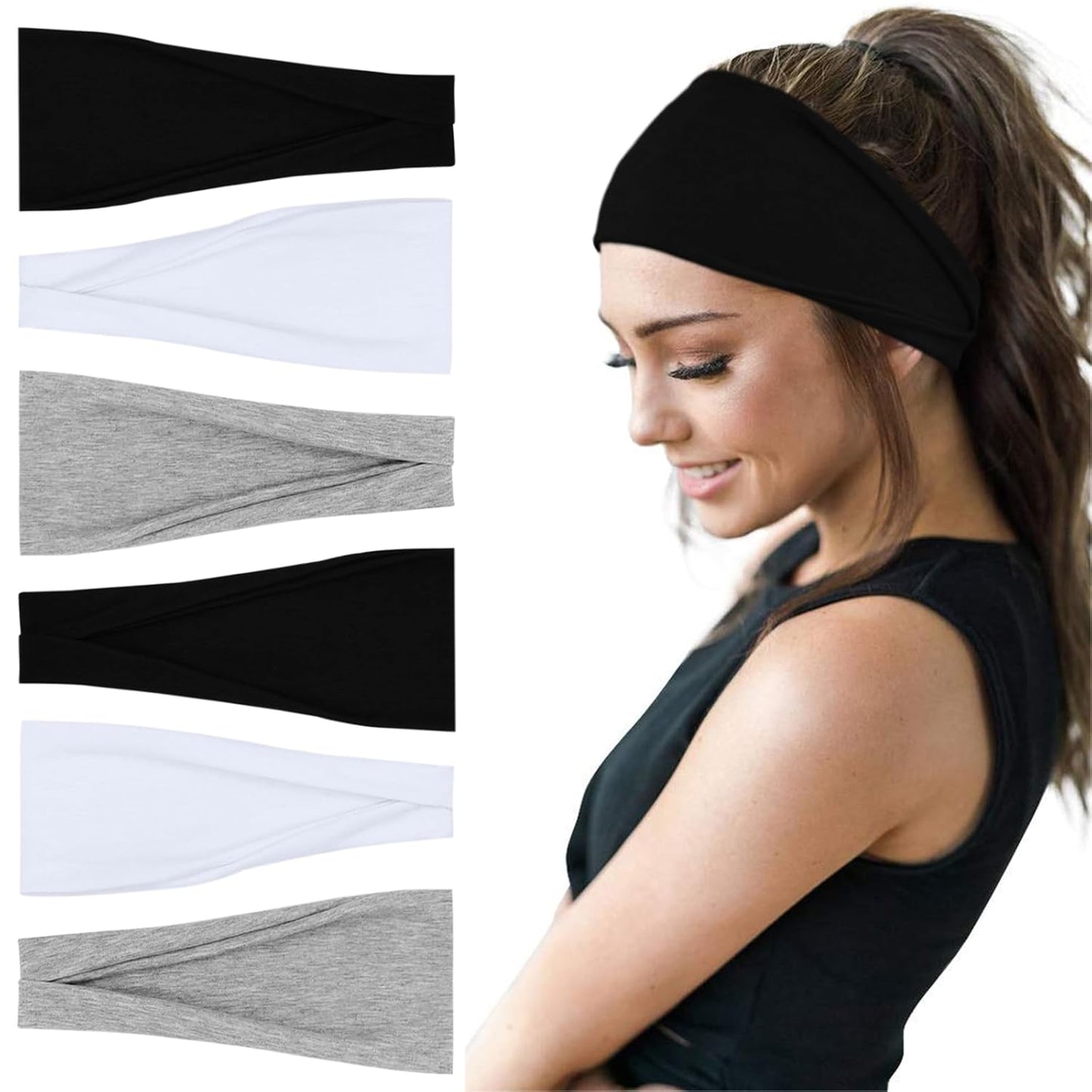 Boho Wide Headbands for Women