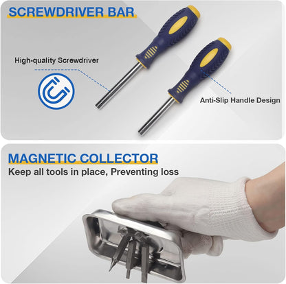 100-Piece Precision Screwdriver & Punch Set