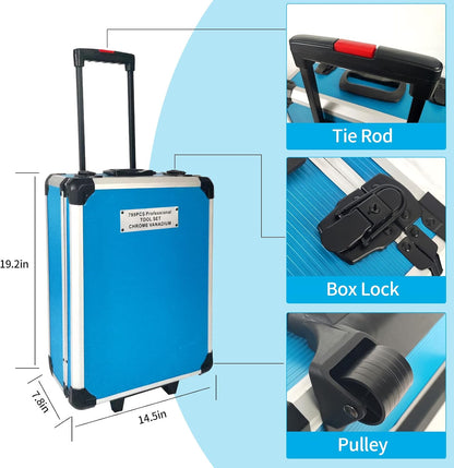 Arcwares 799pcs Aluminum Tool Set