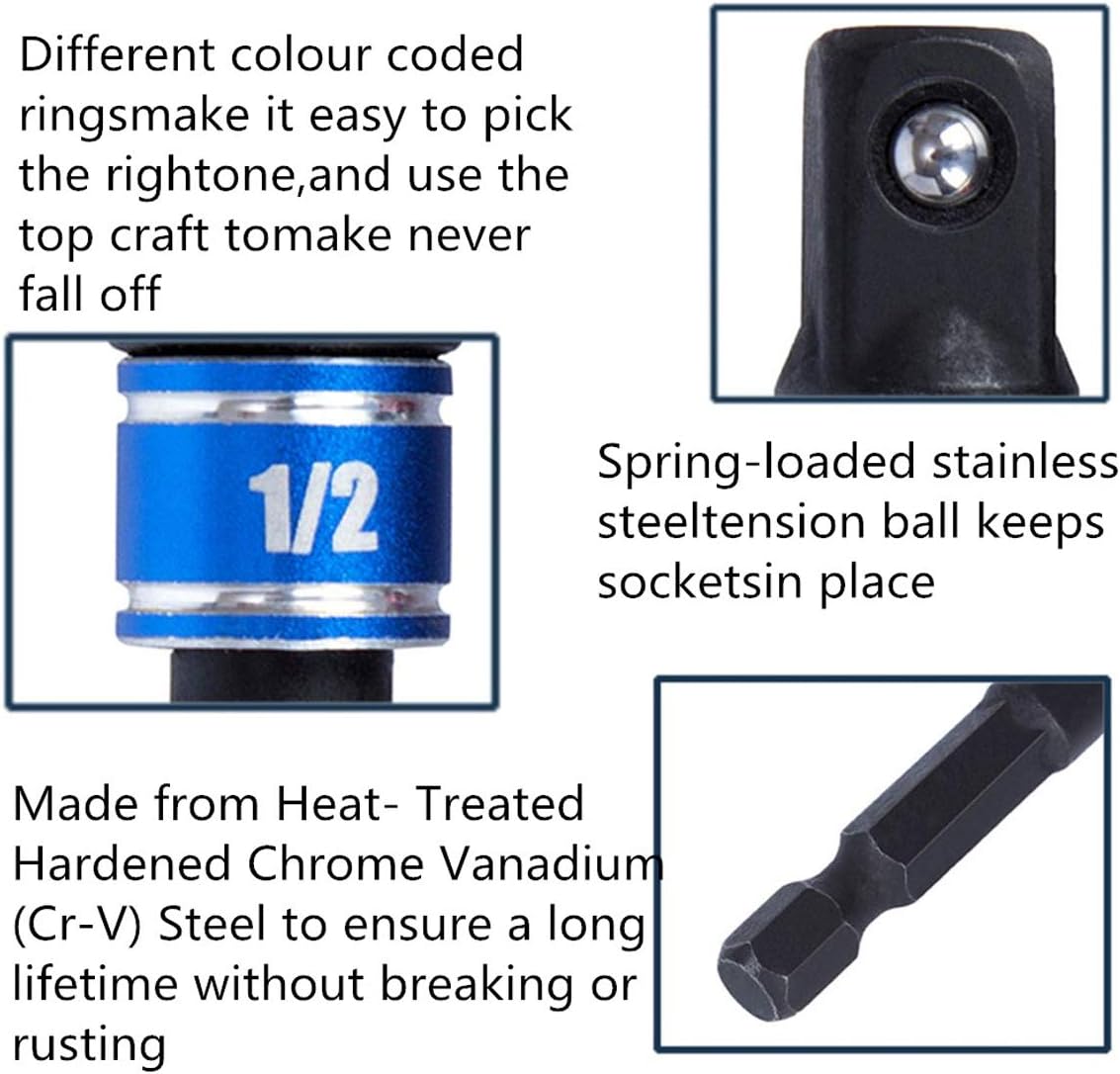 Right Angle Drill Adapter 4-in-1 Set