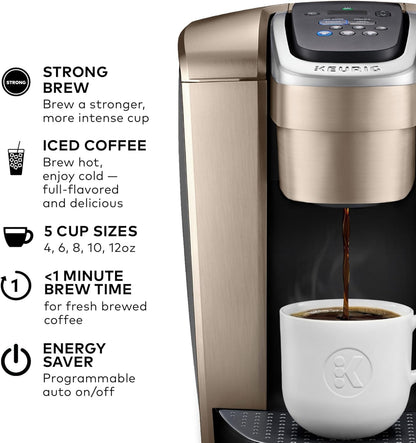 Keurig K-Elite Single Serve Coffee Maker – Brushed Slate