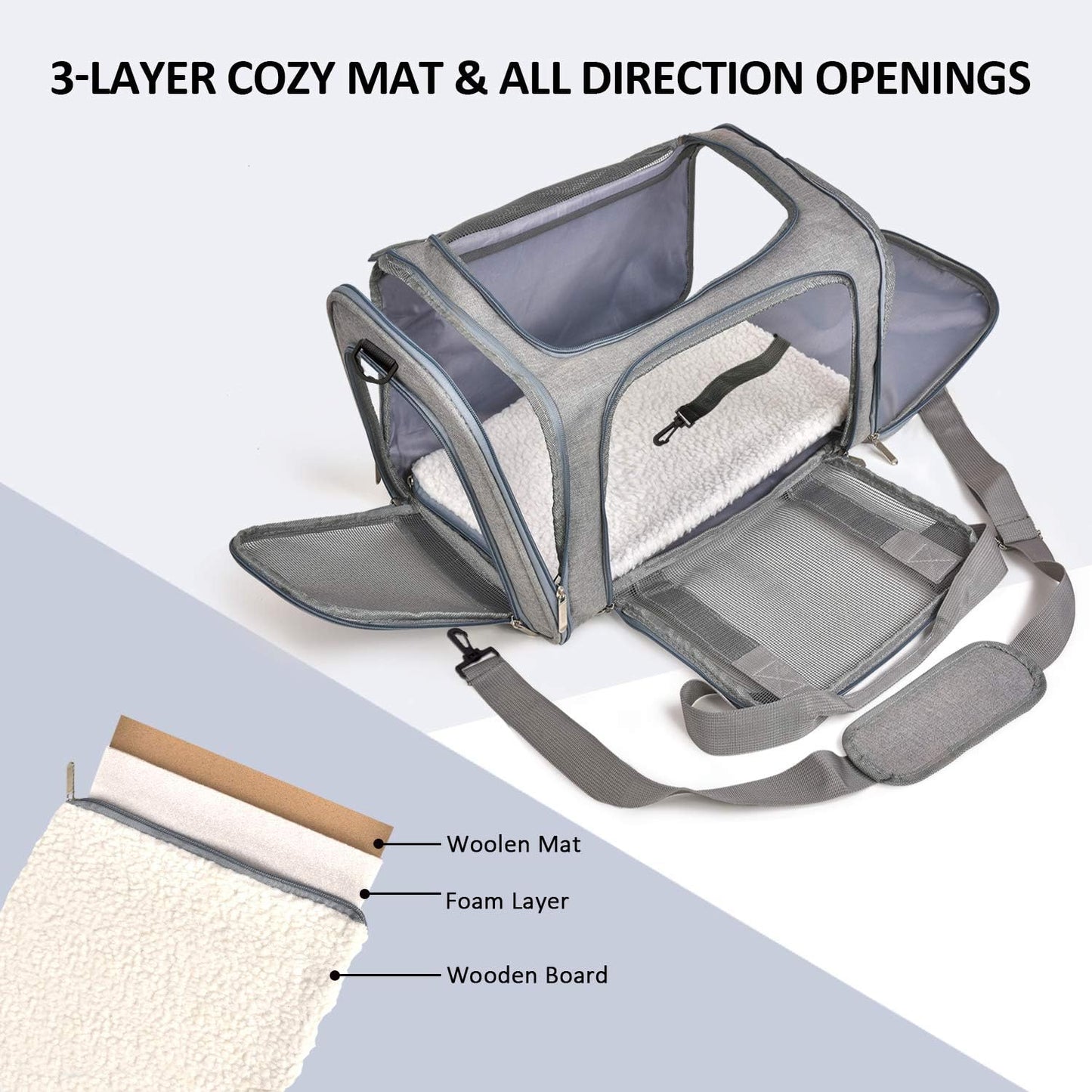 Soft Sided Pet Carrier – TSA Approved