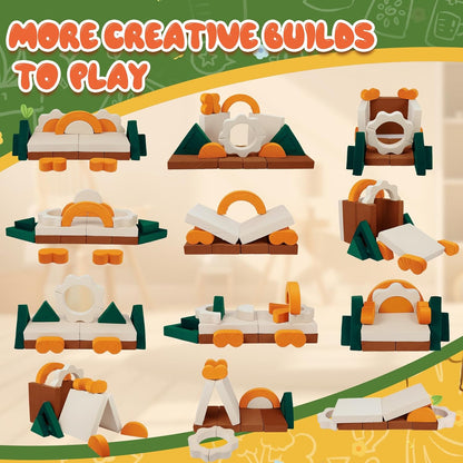 18PCS Modular Kids Play Couch