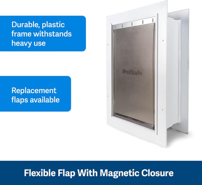 Never Rust Wall Entry Pet Door