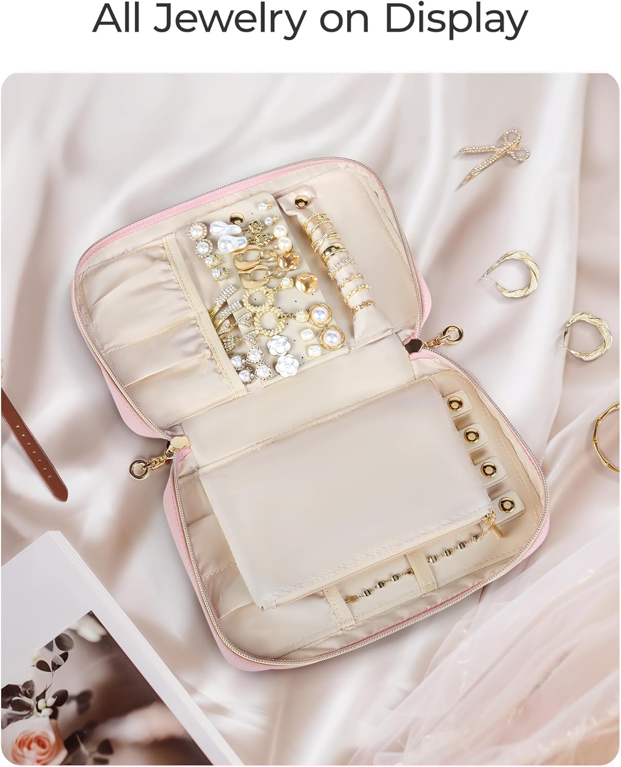 Women's Travel Jewelry Organizer