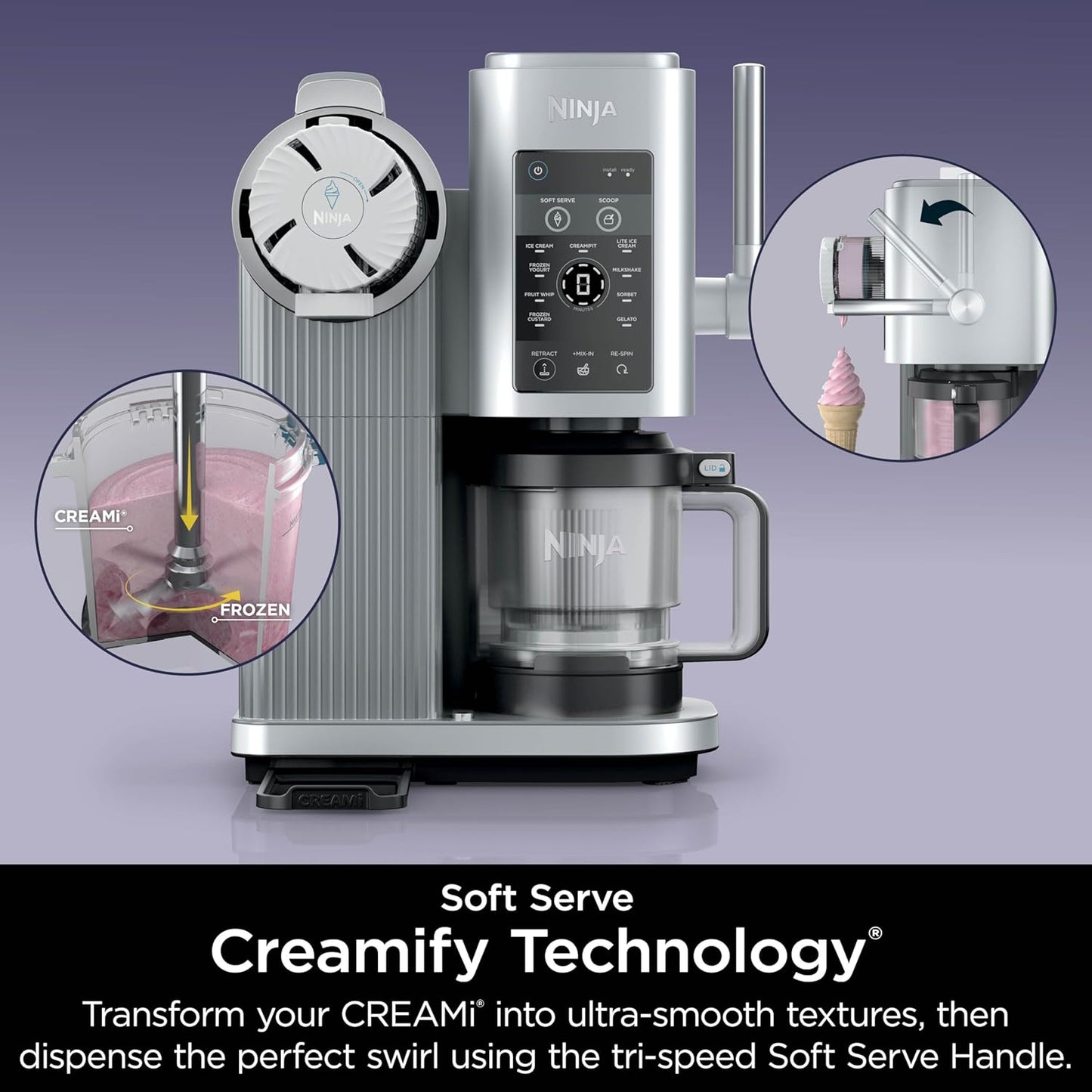 Ninja Swirl by CREAMi Ice Cream Maker – NC70