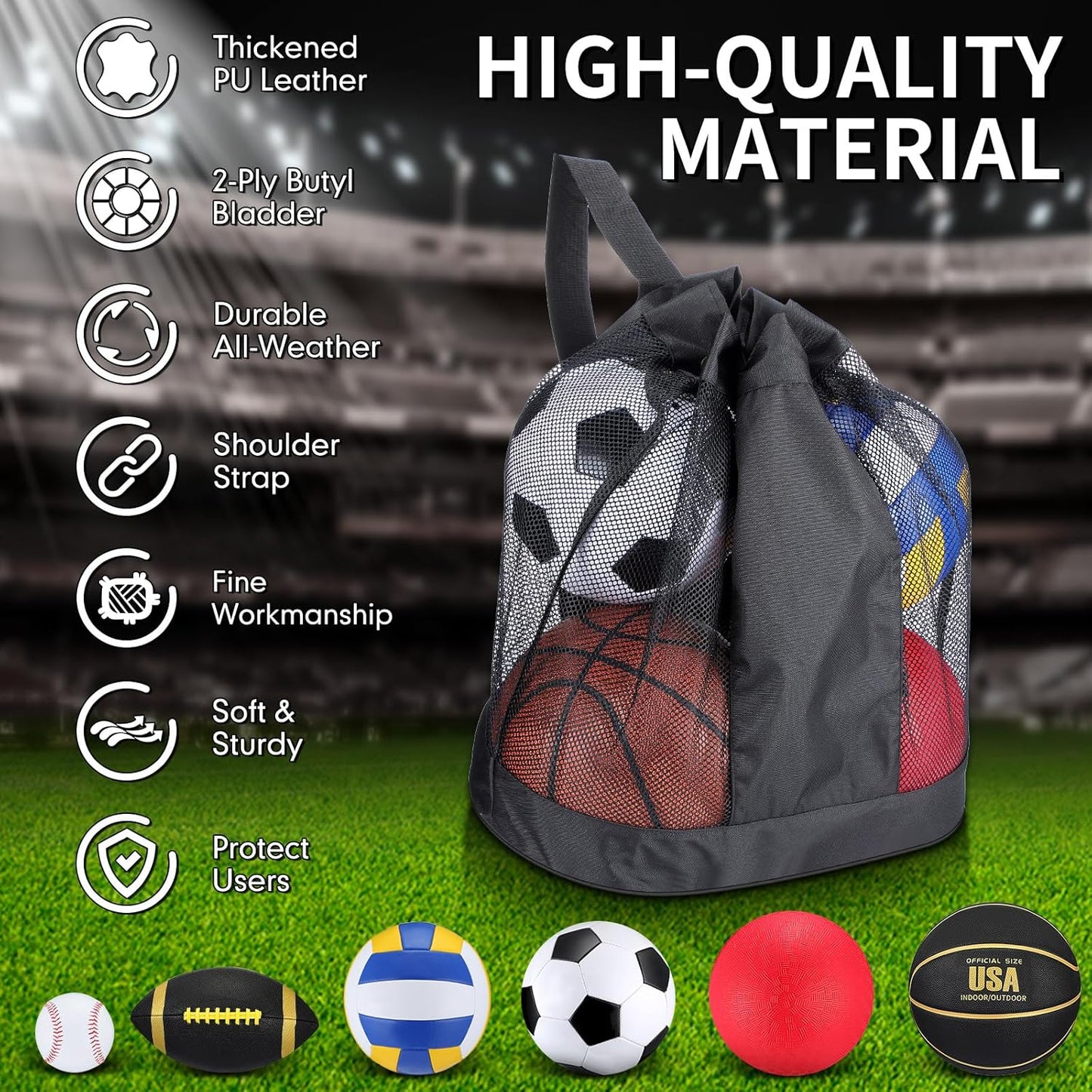 6-Piece Sports Ball Set