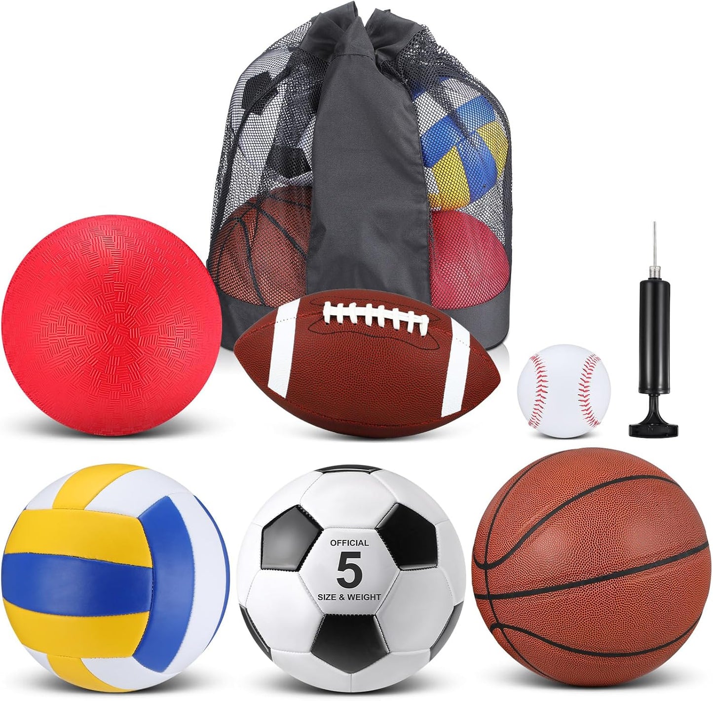 6-Piece Sports Ball Set